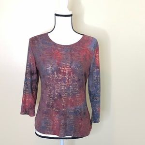 Nygard Collection Women’s Top 3/4 Sleeve shirt